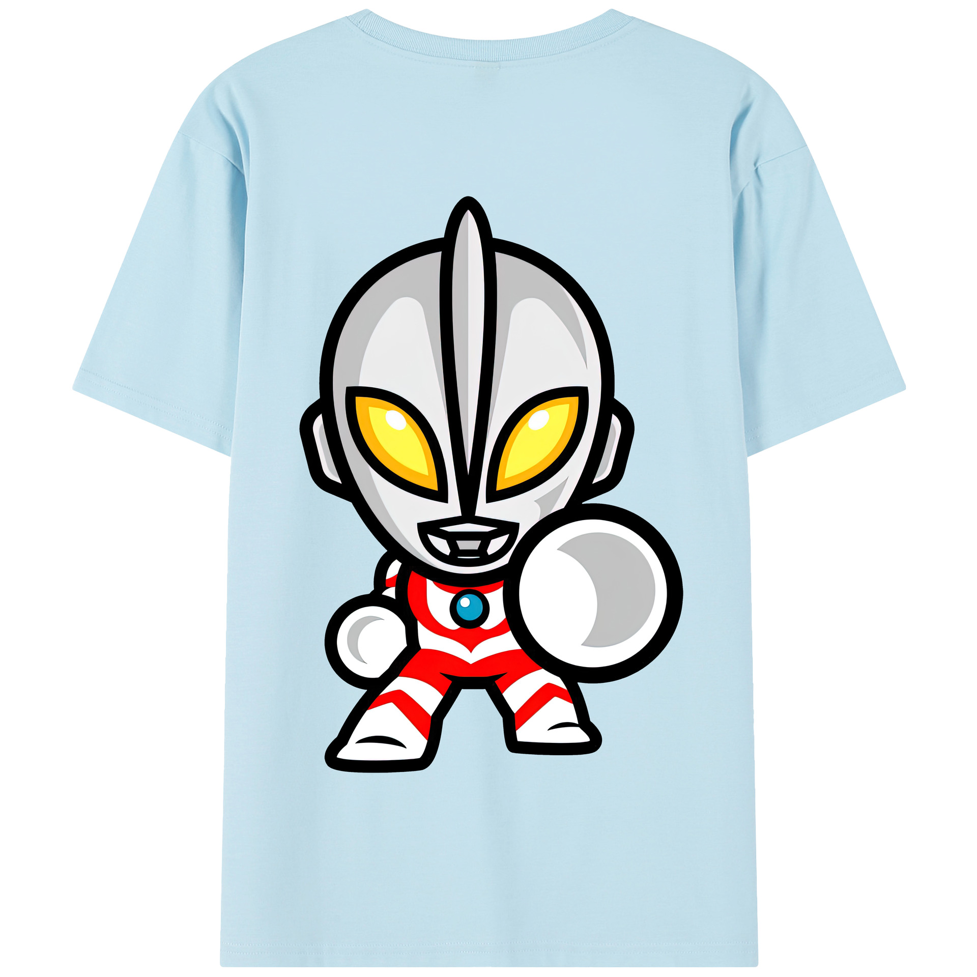 （画像用） ウルトラマン Ultraman 綿100％半袖Tシャツ（背面プリント）